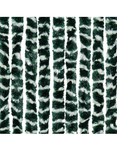 Tenda Antimosche Verde e Bianca 56x200 cm in Ciniglia