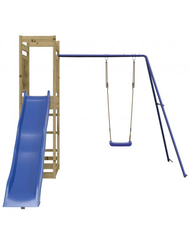 Set da Gioco da Esterno in Legno di Pino Impregnato