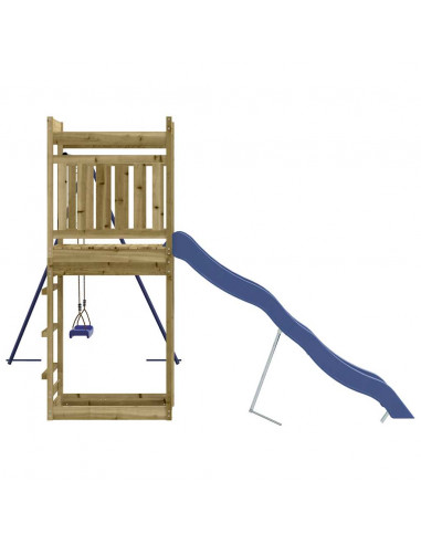 Set da Gioco da Esterno in Legno di Pino Impregnato