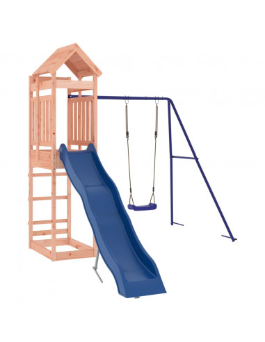 Set da Gioco da Esterno in Legno Massello di Douglas