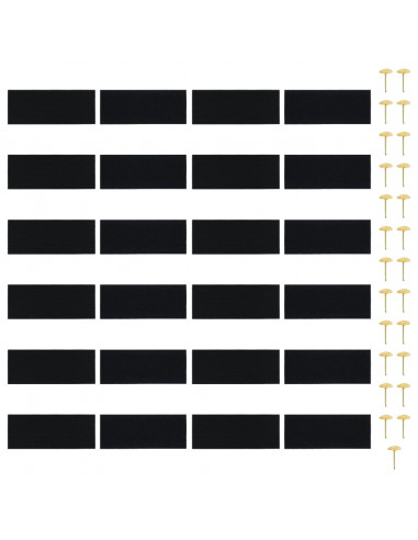 Tende Antimosche 2 pz per Porte con Magneti Nere 220x100 cm