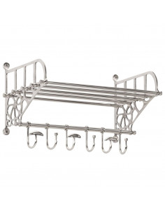 Portapacchi con Appendiabiti a Parete in Alluminio 2