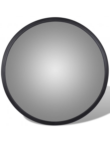 Specchio per Traffico Convesso in Acrilico Nero 30 cm Interno