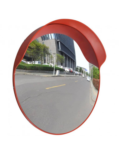 Specchio per Traffico Convesso Plastica PC Arancione 60 cm
