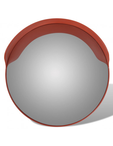 Specchio per Traffico Convesso Plastica PC Arancione 60 cm