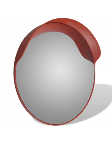 Specchio per Traffico Convesso Plastica PC Arancione 60 cm