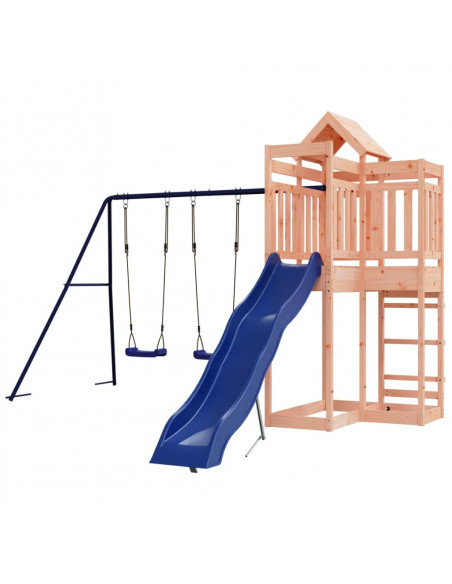 Set da Gioco da Esterno in Legno Massello di Douglas