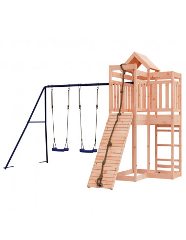 Set da Gioco da Esterno in Legno Massello di Douglas