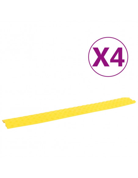 Rampe di Protezione Cavi 4 pz 98,5 cm gialla