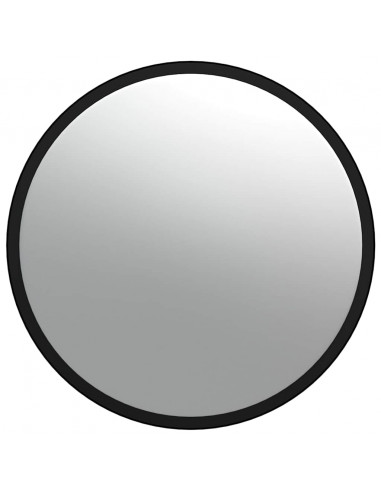 Specchio Convesso per Traffico Interno Nero Ø40 cm in Acrilico