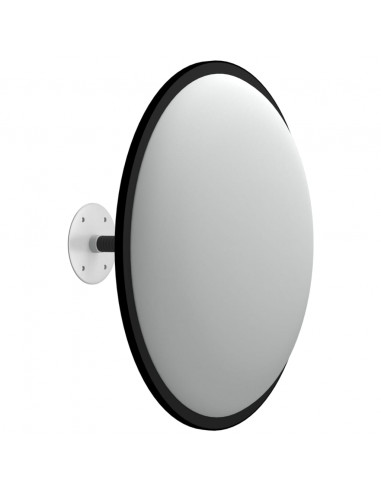 Specchio Convesso per Traffico Interno Nero Ø40 cm in Acrilico
