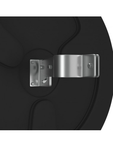 Specchio per Traffico Convesso Nero Ø60 cm in Policarbonato