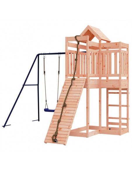 Set da Gioco da Esterno in Legno Massello di Douglas