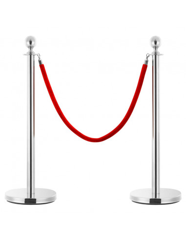 Set Transenne Separacode VIP 3 pz in Acciaio Inox Argento