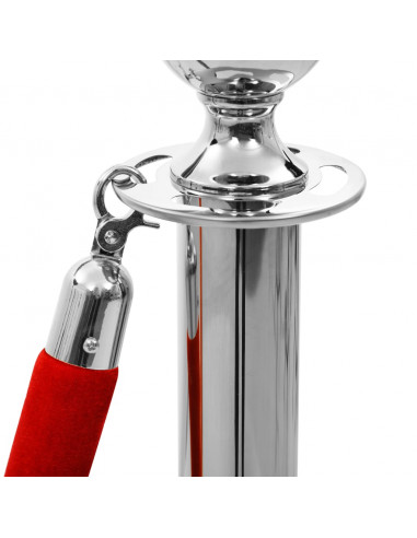 Set Transenne Separacode VIP 3 pz in Acciaio Inox Argento