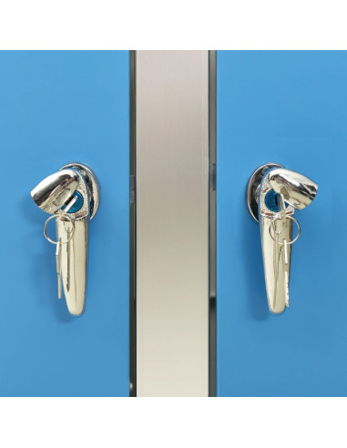 Copri Bidoni Pattume Quadruplo 276,5x77,5x112,5 cm Acciaio Inox