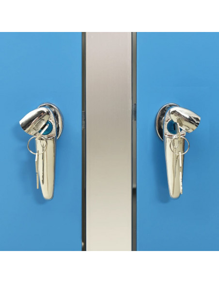 Copri Bidoni Pattume Quadruplo 276,5x77,5x112,5 cm Acciaio Inox