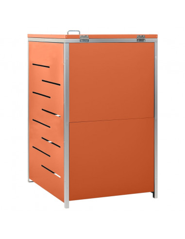 Copribidone per Spazzatura Singolo 69x77,5x112,5cm Acciaio Inox