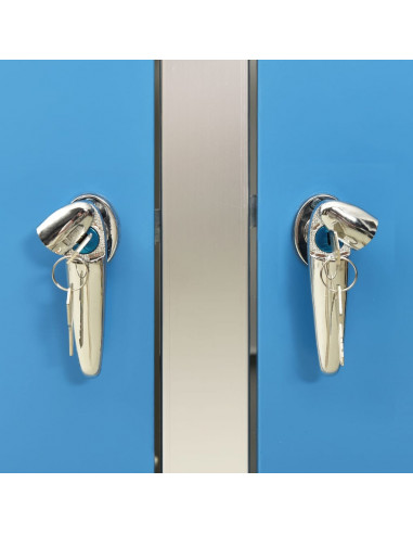 Copri Bidoni Pattumiera Doppia 138x77,5x112,5 cm Acciaio Inox