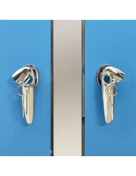 Copri Bidoni Pattumiera Doppia 138x77,5x112,5 cm Acciaio Inox