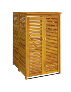 Copribidone Singolo 70x89x117 cm in Legno Massello di Acacia 2