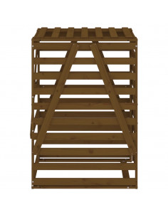 Copribidone Miele 84x90x128,5 cm in Legno Massello di Pino 2