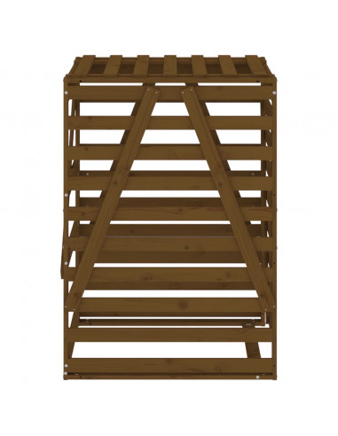 Copribidone Miele 84x90x128,5 cm in Legno Massello di Pino