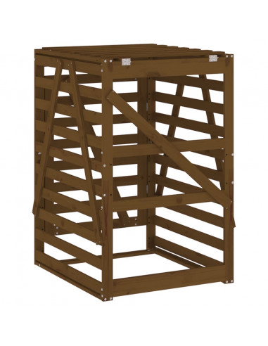 Copribidone Miele 84x90x128,5 cm in Legno Massello di Pino