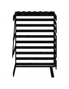 Estensione Copribidone Nero in Legno Massello di Pino 2