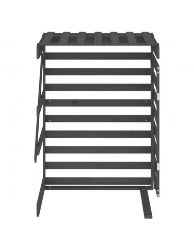 Estensione Copribidone Grigio in Legno Massello di Pino