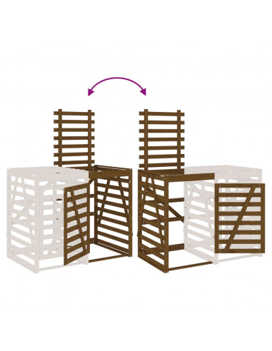 Estensione Copribidone Miele in Legno Massello di Pino