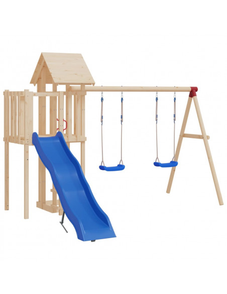 Seggiolini per Altalena con Corde 2 pz Blu 37x15 cm Polietilene