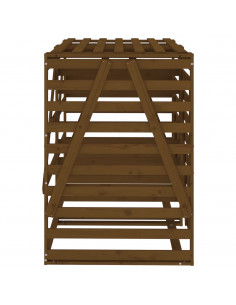 Copribidone Doppio Miele in Legno Massello di Pino 2