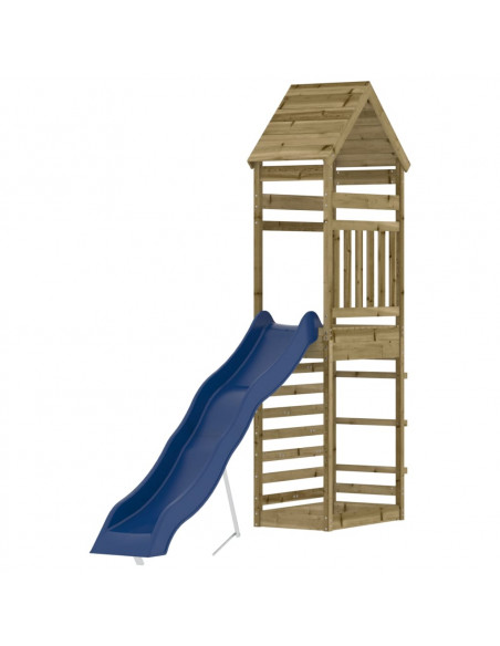 Set da Gioco da Esterno in Legno di Pino Impregnato