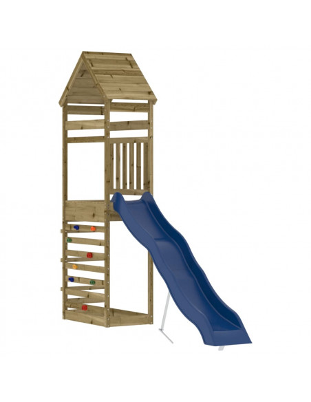 Set da Gioco da Esterno in Legno di Pino Impregnato