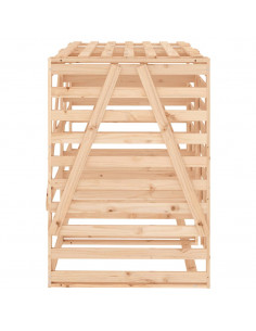 Copribidone Doppio in Legno Massello di Pino 2