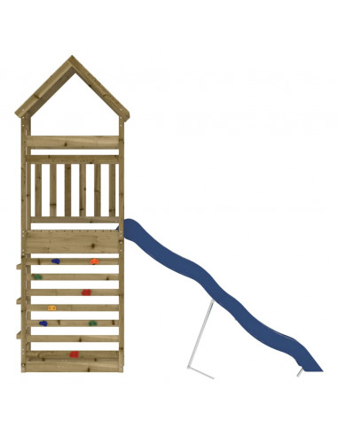 Set da Gioco da Esterno in Legno di Pino Impregnato