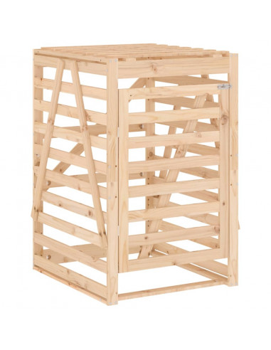 Copribidone Doppio in Legno Massello di Pino