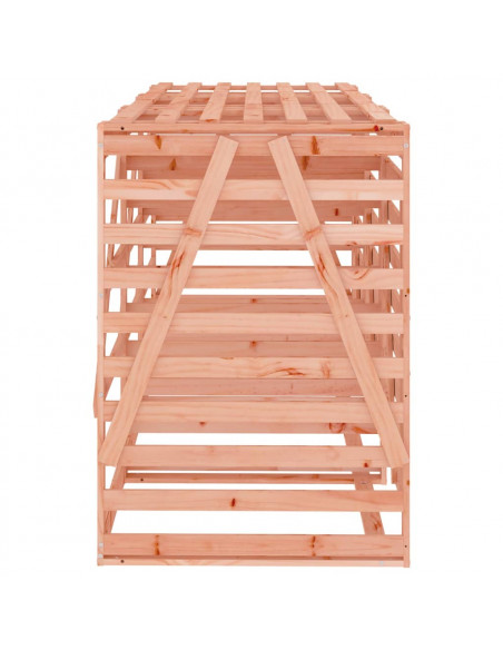 Copribidone Triplo in Legno Massello di Douglas