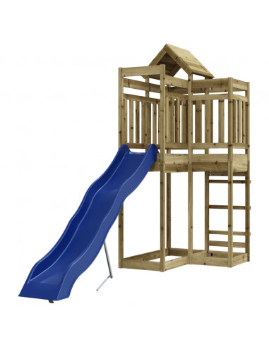 Set da Gioco da Esterno in Legno di Pino Impregnato