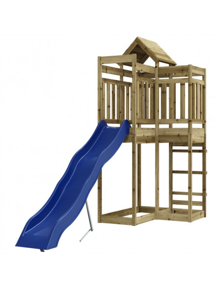 Set da Gioco da Esterno in Legno di Pino Impregnato