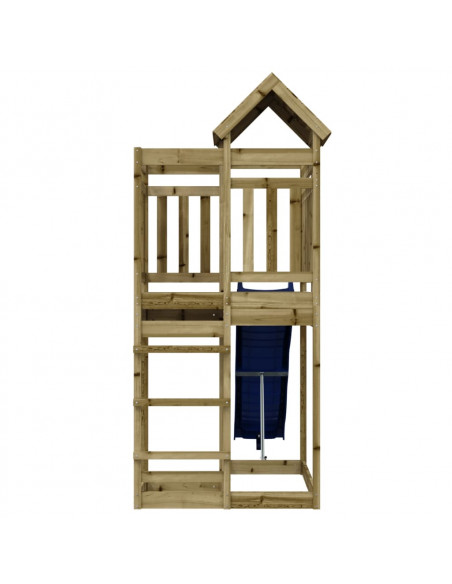 Set da Gioco da Esterno in Legno di Pino Impregnato