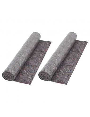 Telo Protettivo per Pittori Antiscivolo 2 pz 50m 180g/m² Grigio