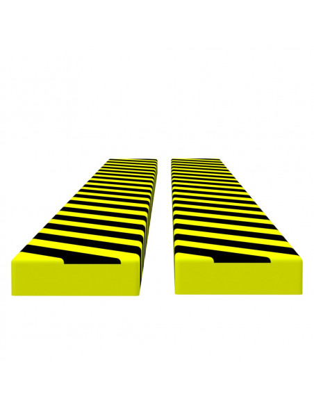 Protezioni Angoli 2pz Giallo e Nero 6x2x101,5 cm in PU