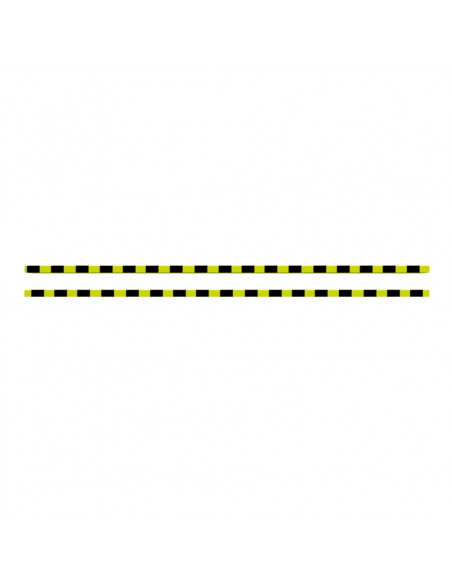 Protezioni Angoli 2pz Giallo e Nero 6x2x101,5 cm in PU