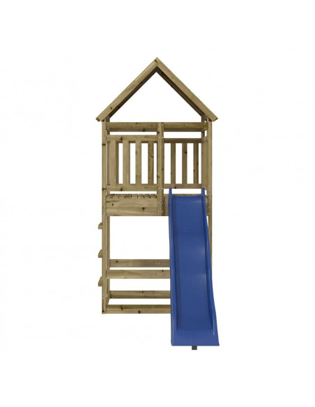 Set da Gioco da Esterno in Legno di Pino Impregnato