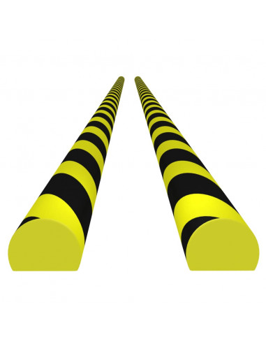 Protezioni Angoli 2pz Giallo e Nero 4x3x100 cm in PU