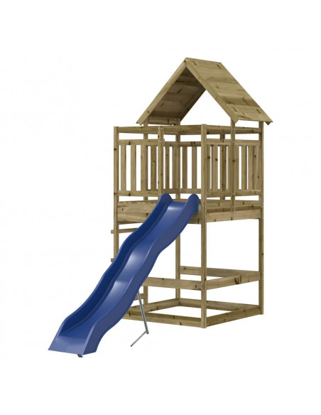 Set da Gioco da Esterno in Legno di Pino Impregnato