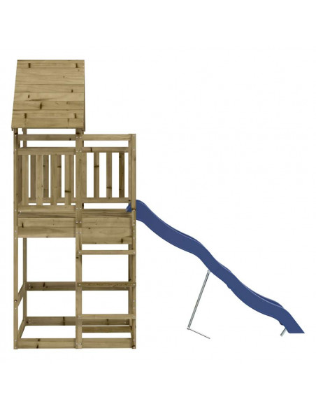 Set da Gioco da Esterno in Legno di Pino Impregnato