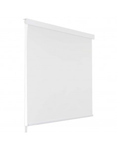 Tenda a Rullo per Doccia 120x240 cm Bianco 2